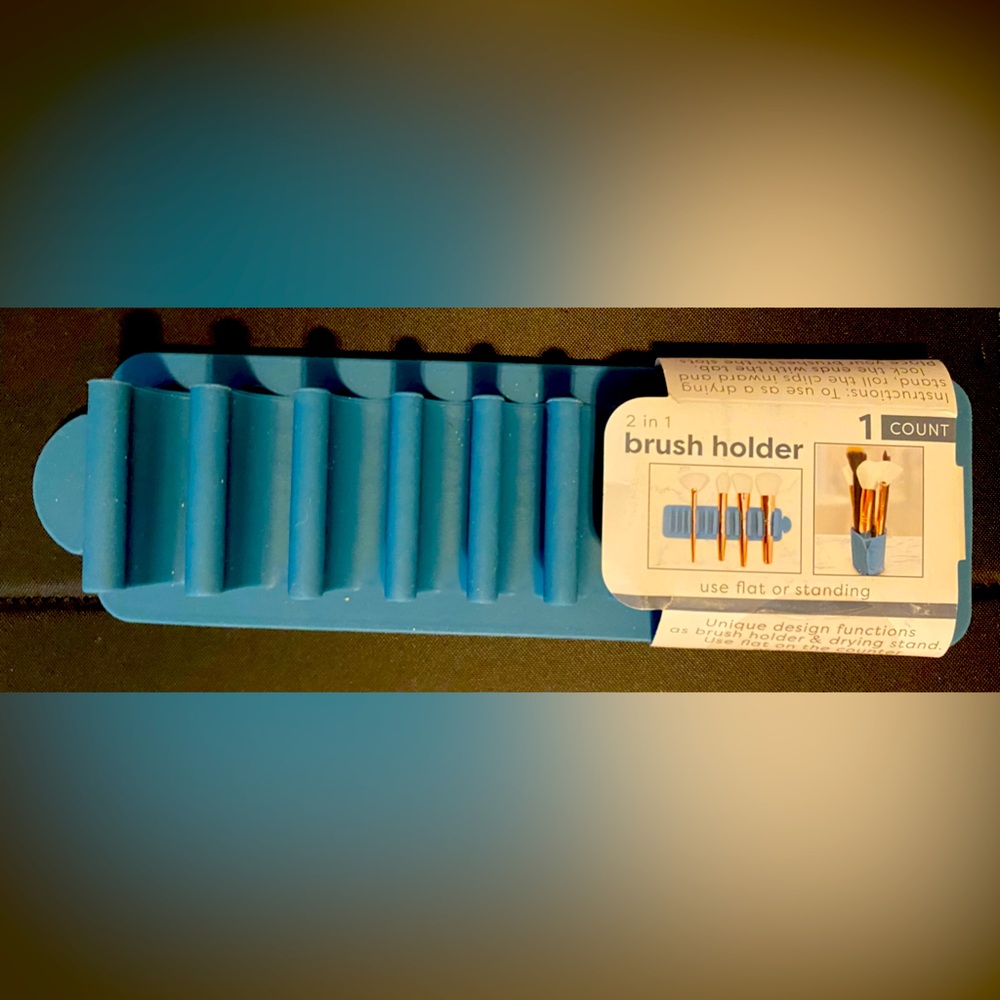 2-way Silicone make-up brush holder